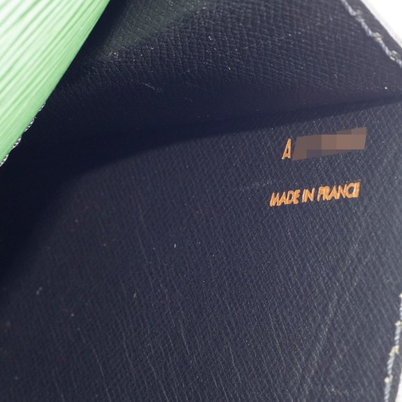 LOUIS VUITTON Green Epi Leather Clutch Bag M54455 Senator Case - Picture 10 of 12